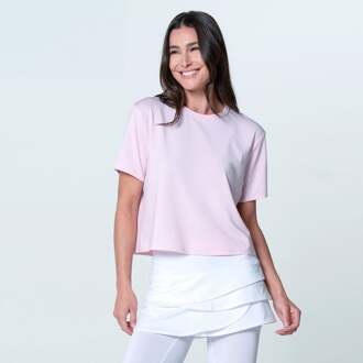Power Box T-shirt Dames-Roze - XS,M,XL