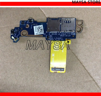 Power Button Board SIM SD Card For Dell Latitude 11 5175 5179 Tablet LS-C791P 0V242J cn-0V242J with cable