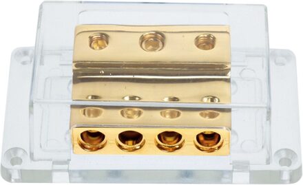 Power distribution block (gold) 1x50mm² + 2x20mm² / 4x20mm² 30360105