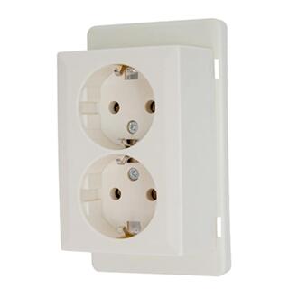 Power Doos opb. 73x125x82mm Creme