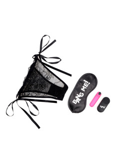 Power Panty - Kantpanty, Bullet Vibrator en Blinddoek - Power Panty - Kantpanty, Bullet Vibrator en Blinddoek