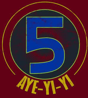 Power Rangers Alpha-5 Logo Men's T-Shirt - Bordeaux - XXL Wijnrood