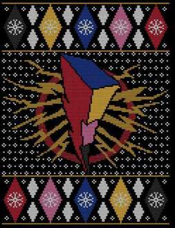 Power Rangers Christmas Jumper - Black - S Zwart