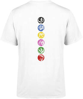 Power Rangers Disc Kids' T-Shirt - White - 146/152 (11-12 jaar) Wit - XL