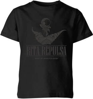 Power Rangers Rita Repulsa Kids' T-Shirt - Zwart - 98/104 (3-4 jaar) - XS