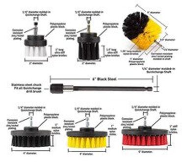 Power Scrubber Borstel Scrubber Borstel Set Cleaning Badkamer Keuken Draadloze Kit