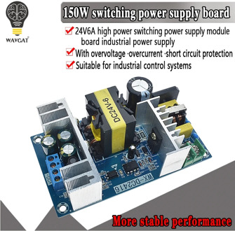Power Supply Module AC 110V 220V to DC 24V 6A AC-DC Switching Power Supply Board Promotion