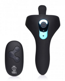 Power Taint - Siliconen Cock- en Ballring met Afstandsbediening - Power Taint - Siliconen Cock- en Ballring met Afstandsbediening