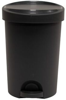 Power Tower Stepy bin pedaalemmer 15 ltr voor zak 20 ltr antraciet Grijs