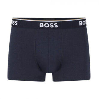 Power Trunk Boxershorts Heren (3-pack) donker blauw - wit - M