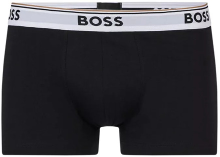 Power Trunk Boxershorts Heren (3-pack) zwart - wit - S