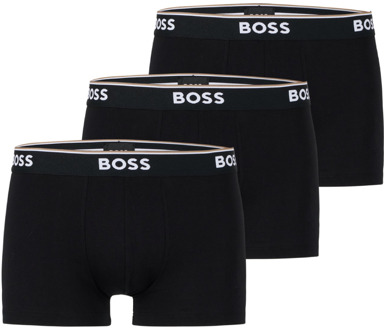 Power Trunk Boxershorts Heren (3-pack) zwart - wit - S