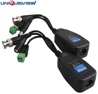Power Video Gegevens 3 In 1 Passieve Video Transceiver Connector Cctv Bnc Video Balun Voor HD-TVI/Cvi/Ahd/Analoge Camera