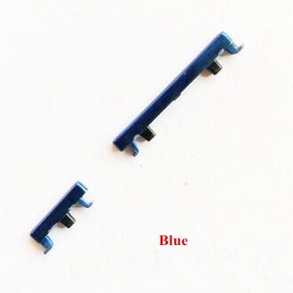 Power & Volume Zijknop Keys + Lock Vergrendeling Bretels Beugels + Power & Volume Flex Kabel Voor Xiaomi Redmi opmerking 7 blauw