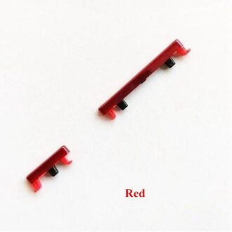 Power & Volume Zijknop Keys + Lock Vergrendeling Bretels Beugels + Power & Volume Flex Kabel Voor Xiaomi Redmi opmerking 7 rood