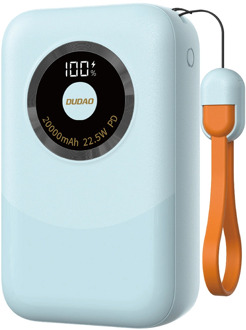 Powerbank K21Pro Mini 20000 mAh 22.5W - Lichtblauw