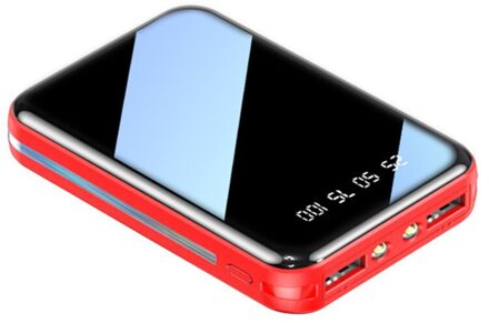 Powerbanks Dubbele Opladen Interfaces Power 20000Mah Mini Power Bank Display Draagbare Oplader Snel Opladen Voor Xiaomi