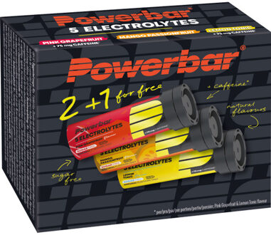 PowerBar 5 Electrolytes -3 verschillende smaken (2+1 gratis)