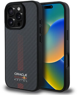 Powerbar Backcover MagSafe voor de Apple iPhone 16 Pro - Zwart