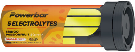 PowerBar Sportdrank Electrolyte Tabs - Met 5 Elektrolyten - Mango Passievrucht - 10 tabletten