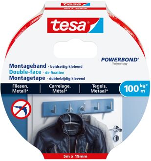 Powerbond Montage Tape Tegels & Metaal 77747 5 M X 19 Mm