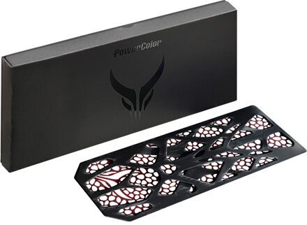 PowerColor Red Devil RX 7000 Series Devil Skin - Generative Swappable Backplate Backplate
