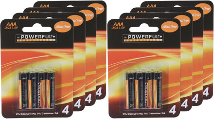 Powerful Batterijen - AAA type - 32x stuks - Alkaline
