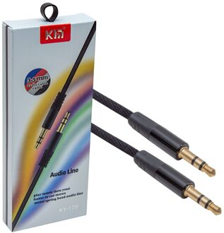 Powermaster PM-3773 3.5 Mm Man/Mannelijke Zwarte Stereo Aux Kabel