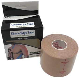 Powerti 1Pc Kinesiologie Tape Katoen Elastische Bandage Knie Pads Spier Kinesio Tape Atletische Herstel huid
