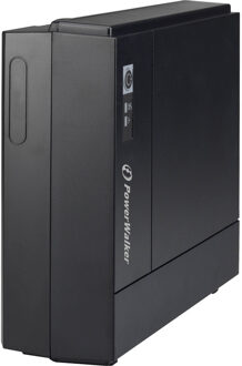 PowerWalker VFD 800 IEC 800VA 2AC-uitgang(en) Toren Zwart UPS
