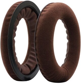 Poyatu Oorkussen Voor Sennheiser PXC450 PXC350 PC350 HD380 Pro HME95 G4ME Nul Game Nul Hoofdtelefoon Vervanging Oorkussens Kussens Velvet bruin