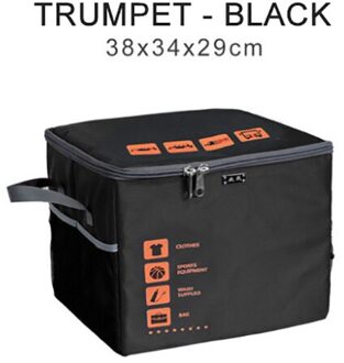 Pp Board Opbergen Opruimen Waterdichte Kofferbak Organisator Opvouwbare Opbergtas Cargo Opslag Opbergen Auto Accessoires zwart S