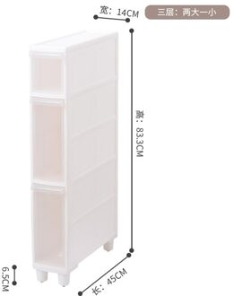 Pp Opbergdoos De Plastico Organizador Para Ropa Naad Opbergrek Plastic Wc Lade Type Locker Kast Pp 14 Cm three laag A