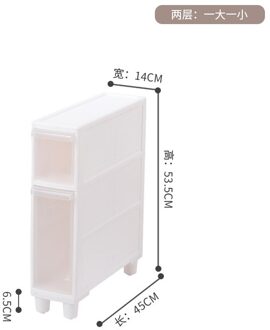 Pp Opbergdoos De Plastico Organizador Para Ropa Naad Opbergrek Plastic Wc Lade Type Locker Kast Pp 14 Cm two laag