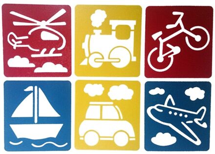 Pp Plastic Schilderij Stencils Diy Wasbare Tekening Templates Voor Kinderen Kids Schilderen Leren Kind Schilderen Stencil H05