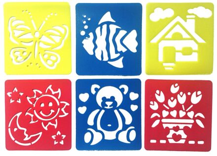 Pp Plastic Schilderij Stencils Diy Wasbare Tekening Templates Voor Kinderen Kids Schilderen Leren Kind Schilderen Stencil H10