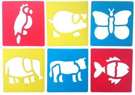 Pp Plastic Schilderij Stencils Diy Wasbare Tekening Templates Voor Kinderen Kids Schilderen Leren Kind Schilderen Stencil H12