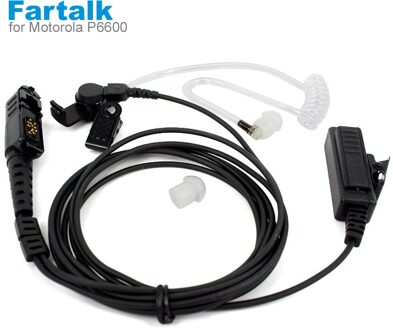 PPT Headset Headset Voor Motorola Xir P6600 P6620 XPR3300 XPR3500 MTP3250 Twee Manier Radio Walkie Talkie Lucht Akoestische Buis