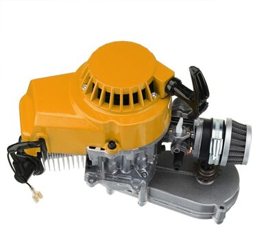 Prachtig Ontworpen Duurzaam 49cc Mini Dirt Bike Motor Met Overdracht Doos Geel Pull Start Mini Moto Geel