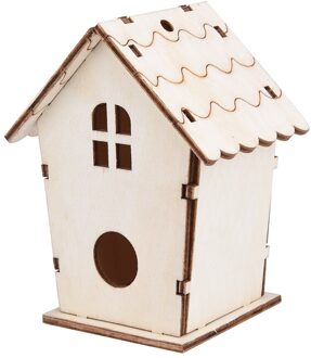 Prachtige Creatieve Vogelnest Dox Muur Gemonteerde Houten Outdoor Vogelnest Vogelhuisje Houten Doos Vogelkooi Papegaaienkooi Casa pájaro