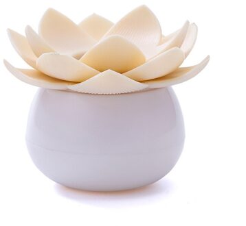 Prachtige Lotus Vorm Wattenstaafje Doos Met Stofkap Draagbare Wattenstaafje Houder Tandenstoker Opslag Tandenstokers Houder 05