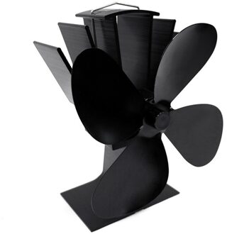 Prachtige Motor Recyclebaar Milieuvriendelijk Materiaal Power Dubbele Kop Haard Ventilator Haard Thermometer