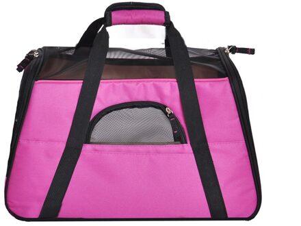 Prachtige Reistas Draagbare Comfort Te Reinigen Veilig Duurzaam Tas Huisdier Uitje Draagtas Ademend Hond Kooi Rood