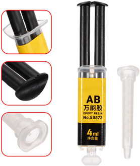 Practical 1Pcs 4ml Epoxy Resin AB Glue Strong Adhesive Liquid Glue For Repair Metal Plastic Wood Glass Ceramics