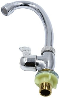 Practical Basin Elbow Faucet Shower Room Bathroom Kitchen Faucet And Cold Water Tap Mixer blauw