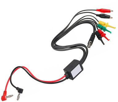 Practical Power Supply Test Lead Cable Wire Kit 2 Alligator Clip 2 Banana Plug 4 Hook Clip For Mobile Phone Repairing Mayitr