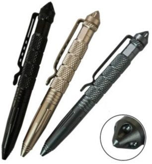 Practical Tactical Pens EDC Aluminum Glass Breaker Self Defense Tactical Survival Pen Multi-function Camping Tool for Writing