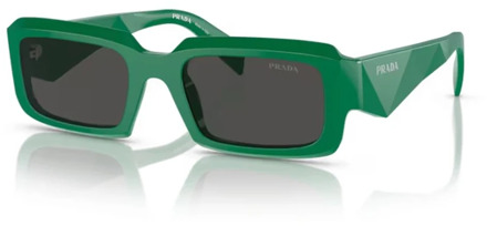 Prada Elegante zonnebril voor vrouwen Prada , Green , Dames - 54 MM