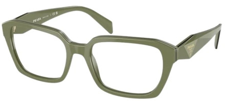 Prada Glasses Prada , Green , Unisex - 54 MM