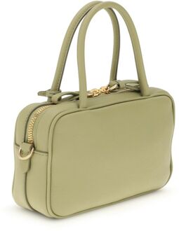 Prada Groene Kalfslederen Bos Taurus Handtas